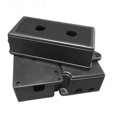 1pc Waterproof Black Housing Instrument Case ABS Plastic Project Box Storage Case Enclosure Boxes Electronic Supplies