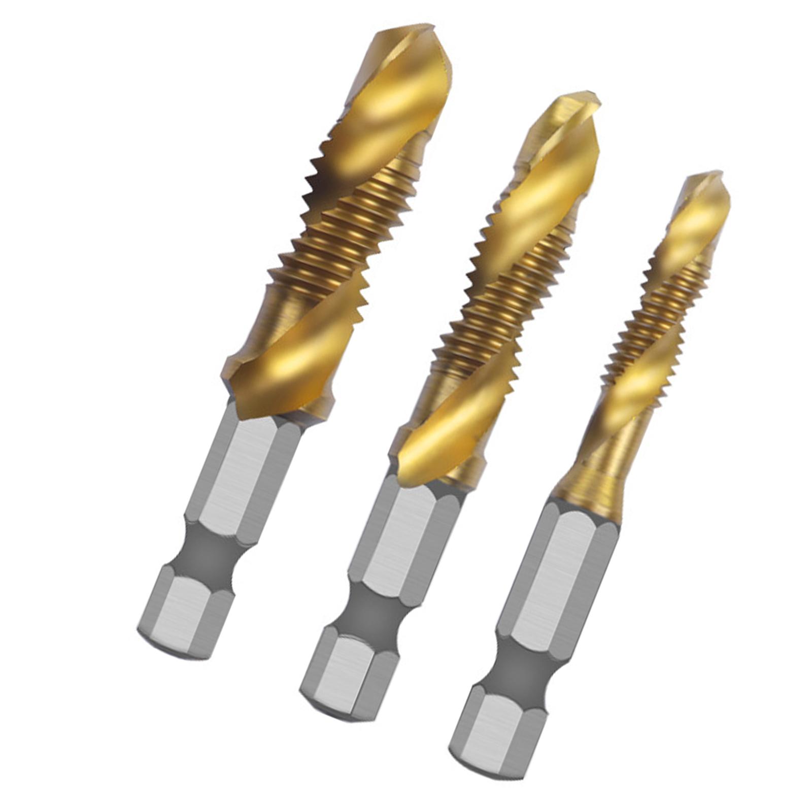 

Professional HSS Spirals Flute Tapping Bit Set Titaniums Coated For High Strength Materials And Corrosion Resistance