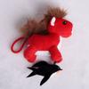 Horse Stepping Flying Swallow Stuffed Animal Keyring Plush Horse Doll Pendant  Birthday Gift