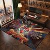 Bon Jovi Personalized Crystal Velvet Carpet, Customized Name Text Soft Anti‑Slip Rug for Living Room Bedroom