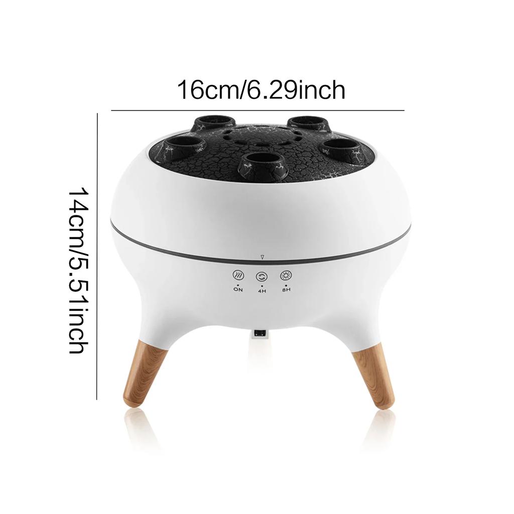 Dynamic Jellyfish Cool Mist Humidifier 7 Color Lights Aromatherapy Diffuser 28dB Quiet Automatic Shutoff for Bedroom