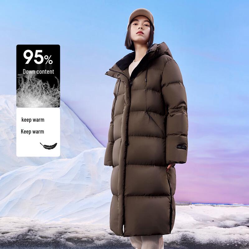 Yalu Unisex Extreme Cold Long Over-Knee Down Jacket