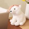 High Quality Simulated Cute Arctic Foxes Plush Toys Simulation Giant Stuffed Toys Cute Animal Plush Dolls For Kids  Gifts