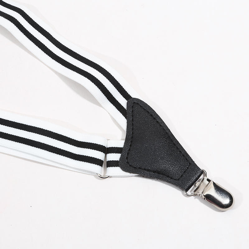 Vintage Suspenders for Men Wedding Party Formal Casual 2.5cm Wide Adjustable Elastic Trouser Braces Strap Belt