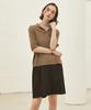 A Leaf Double Pintuck Half Pants_Black