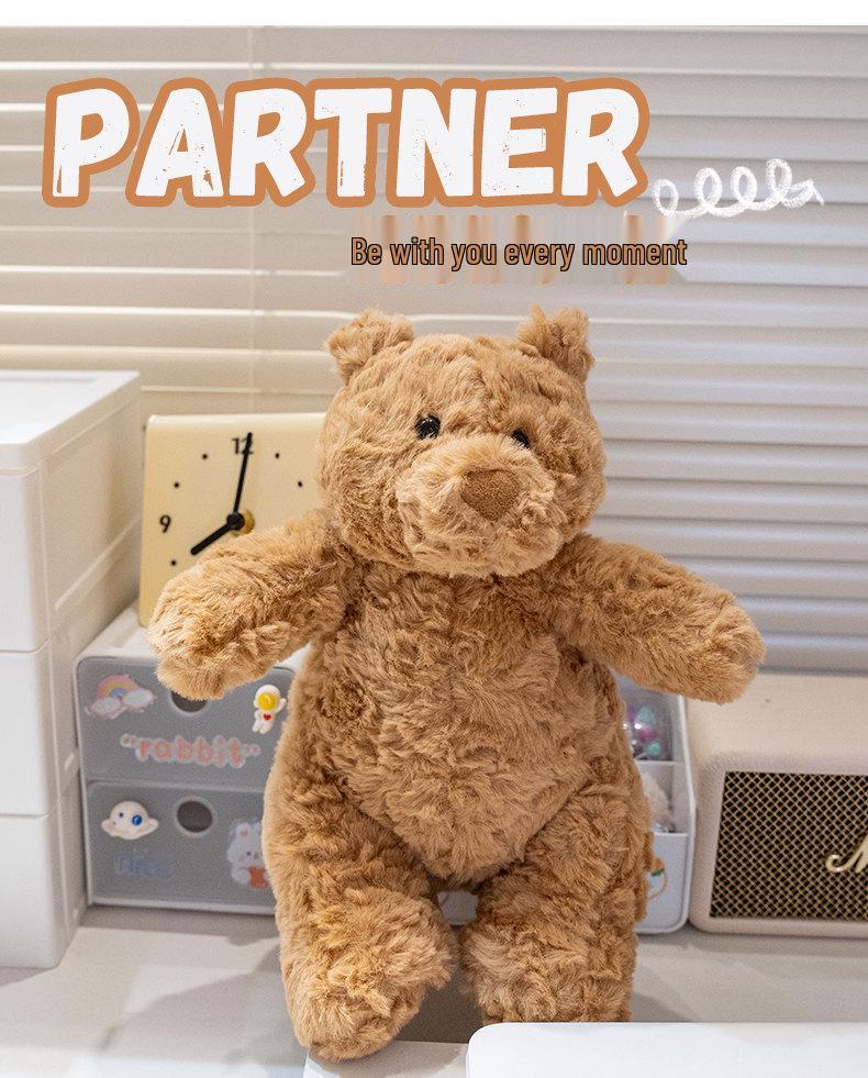 Adorable Barcelona Bear Plush Toy - Huggable Comfort Doll for Kids