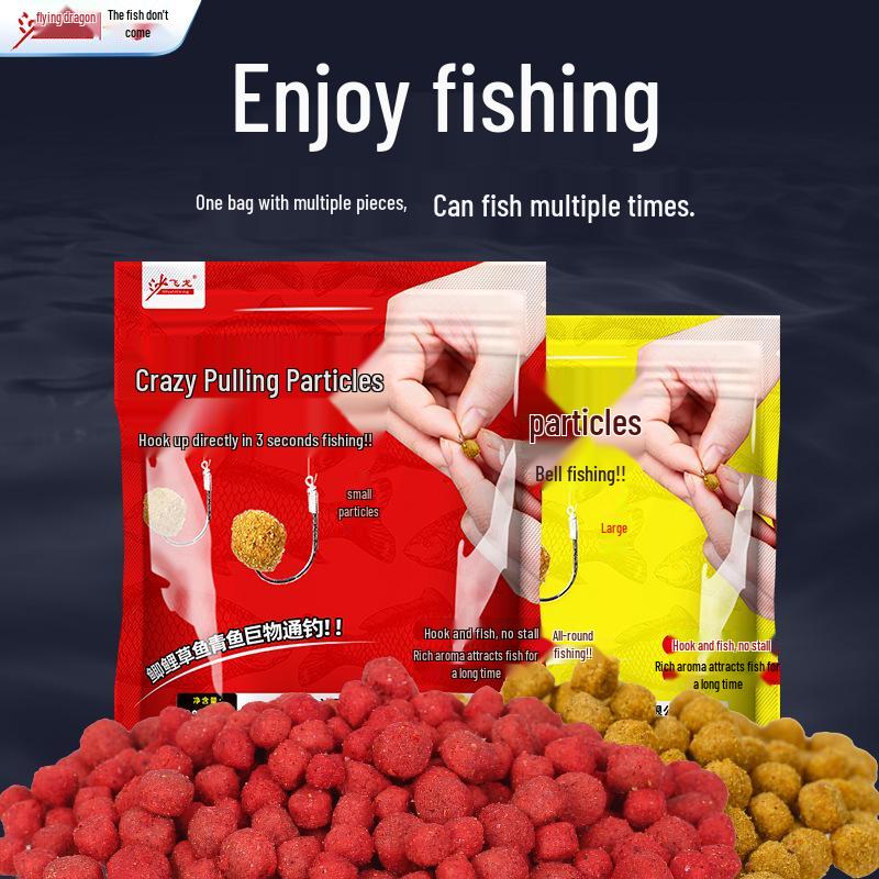 Crazy Particle Bait for Crucian Carp - Universal Lazy Fishing Bait for All Seasons