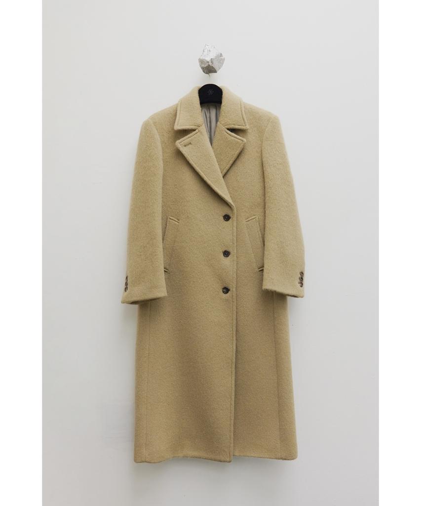 Youth Oversized Double Breasted Coat - Beige
