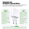 PD 20W USB C Charger Fast Charging Wall Adapter for iPhone 16 15 14 13 12 11 X 8 Pro Max for iPad Apple Phone Adapter Plug EU US