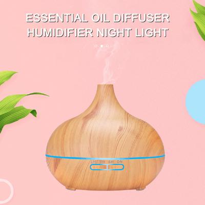 Essential Oil Diffuser 550ml Oil Diffuser with 7 Colors 4 Timer Auto Shut Off Function Aromatherapy Diffuser Cool Mist