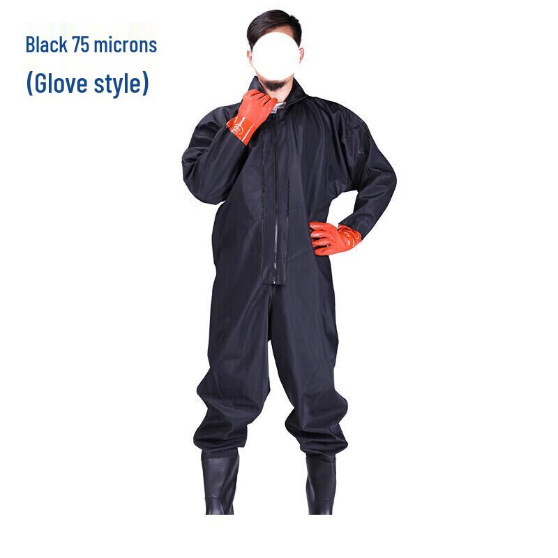 Men's Full-Body PVC Fishing Rain Suit with Boots & Gloves