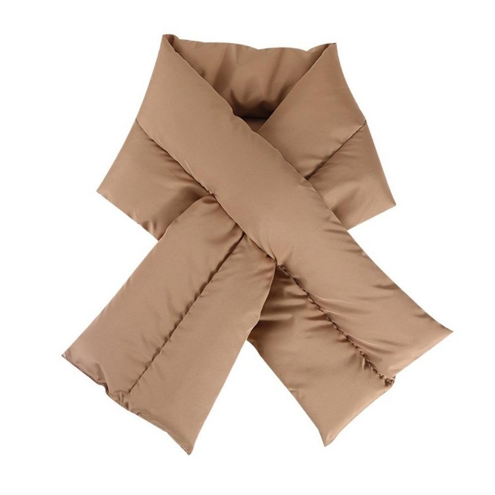 Warm Winter Scarf Down Cotton Skiing Scarve Simple Fashion Neck Warmer Women Men