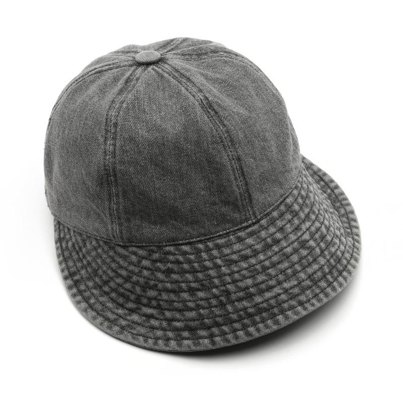Retro Washed Denim Sun Hats For Women Fashion Wide Brim Adjustable Baseball Caps Casual Outdoor Sun Visors Hat