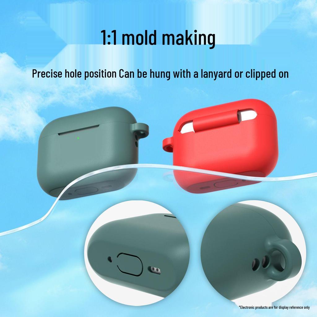 Apple AirPods Pro 3 Silicone Protective Case - Anti-Drop and Wear-Resistant