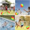 Supply Children's Toy Inflatable Football Toy PVC Playthings Beach Rainbow Balls Rainbow Football