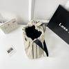 Large Capacity Crossbody Bag Women's Pleated Lightweight Shoulder Bag Underarm Bag