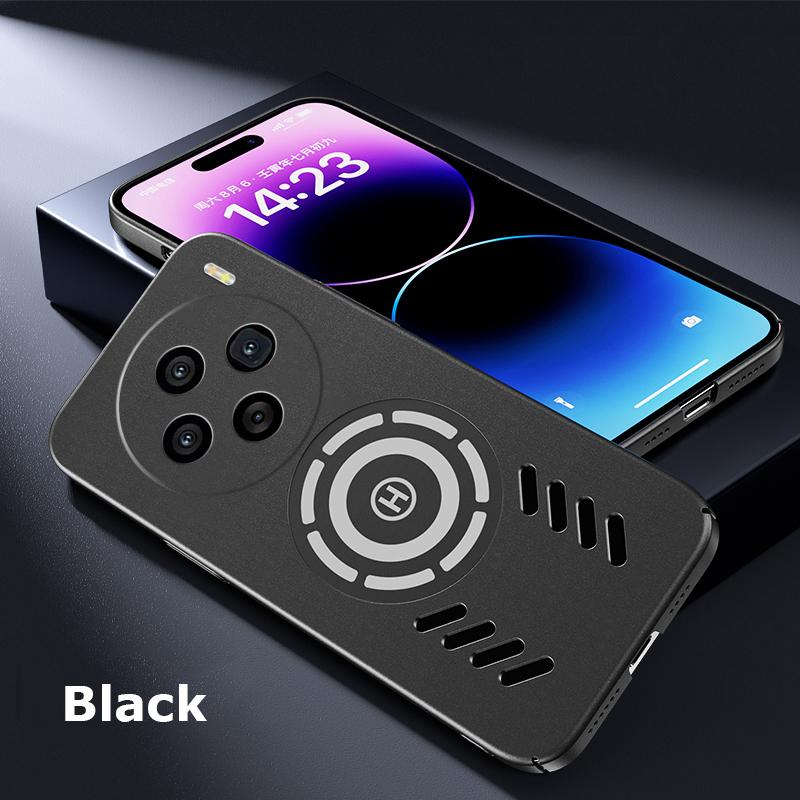 Für vivo X100 X100s X90 X90s X80 X70 Pro Plus Rock Sand Ice Magnetische Wärmeableitung Mattes Anti-Fingerabdruck-PC-Gehäuse Atmungsaktive Kühlabdeckungsschale