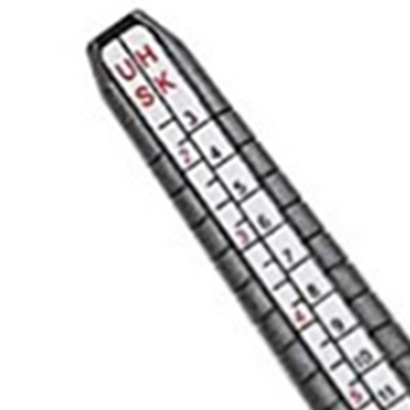 4Pcs Ring Measurement Tool Black High Accuracy Durable Plastic Clear Number Ring Sizer for Gauge Finger Jewelry