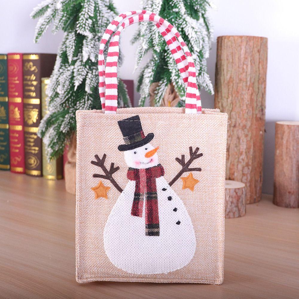 Student Sacks Women Casual Children Candy Canvas Bag Christmas Tote Bag Gift Bags Shopping Bag