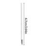 60 Pcs Black/Blue Ink Beadable Pen Refills 1.0mm Replaceable Pen Refills Smooth Writing Pen Refills
