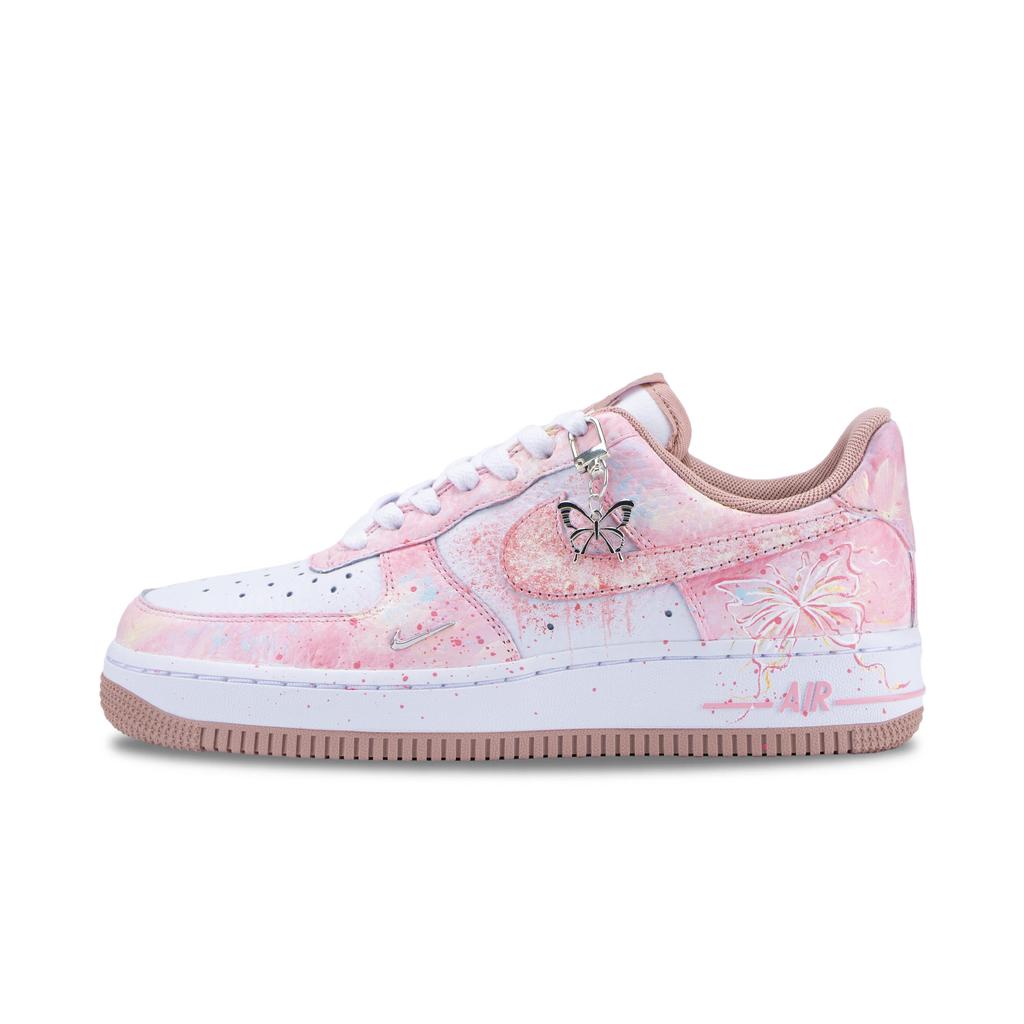 Nike Air Force 1 Seeking The Fragrance Trail Slip Resistant Abrasion Resistant Low top Skateboard Shoes Women's IB6543-100(Team836-)