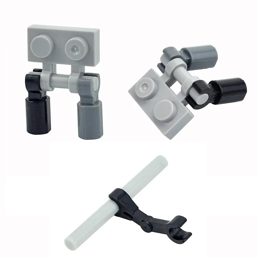 Kompatibel 63868 92280 60478 18649 MOC Teil Bauplatte Speziell 1x2 mit Griffen Dünner Stein Clip DIY Baustein Kinderspielzeug