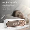 Bluetooth Speaker with Wireless Charger, LED Clock Alarm, Deep Bass, Portable – Multi-Functional Audio & Charging Station