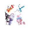Sanrio Building Block Figures: Kuromi & Hello Kitty Ornaments (1323-26) Holiday Gifts