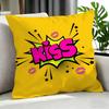 Pop PPop Art Text Cushion Cover Cushion Cover Set Pcs x x x Pillowcase Decorative Sofa Home Decor