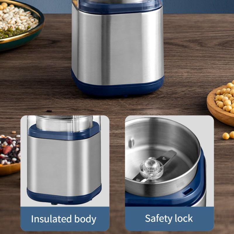 Multifunctional Medicinal Herb Powdering Pulverizing Machine Small Coffee Bean Grinder Household Grain Milling Machine