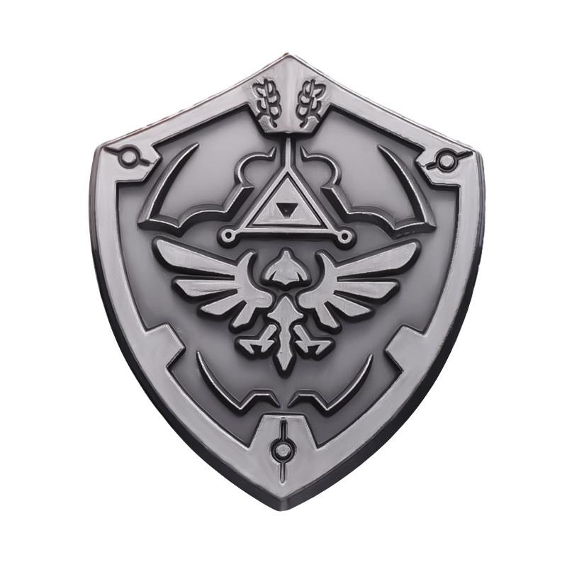 Shield Whimsical Alloy Badge Brooch With Cartoon Design For Contemporary Lovers Fashion