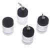 22Cc Airbrush Paint Glass Bottle Jar Suction Lid Spray Pot Drawing Nail Art Tool