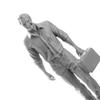 Desk Businessman Statue, 3D Printed Office Decor for Men, Executive Figurine with Briefcase, Motivational Home Office Gift