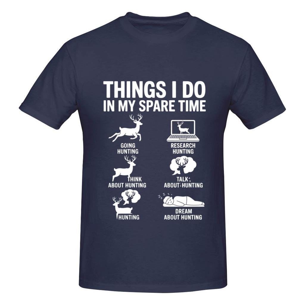 Things I Do In My Spare Time Deers Breathable Tshirt Casual And Relaxed Trendy And Personalized Tees
