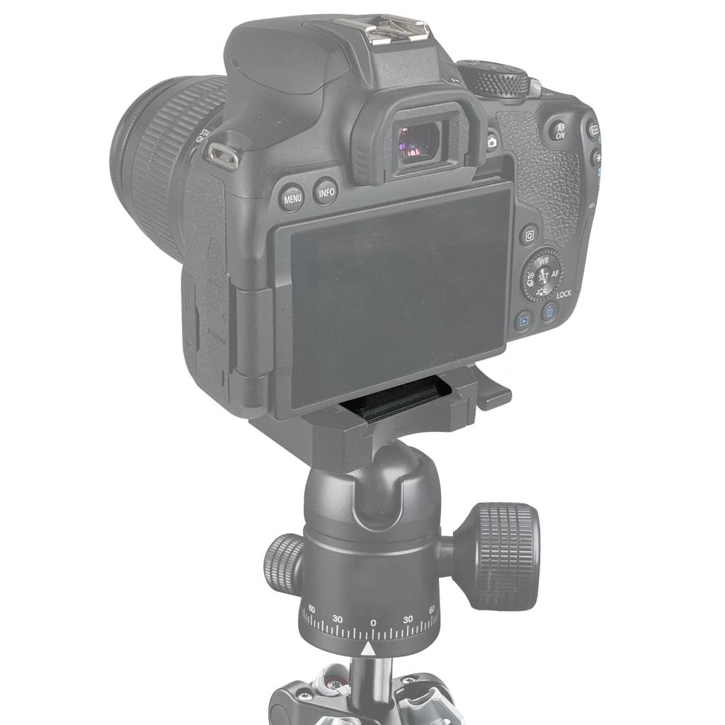 Quick Release Clamp Adapter Board Aluminium Alloy 3/8 to 1/4 Screw Mount for Ball Head Tripod SLR Cameras for Arca Swiss Plate