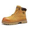 Fashion Hot Sale Male Boots All-match Men's Shoes High Top Fashion British Style Work High Top Shoes Casual Leather Handmade Short Boots