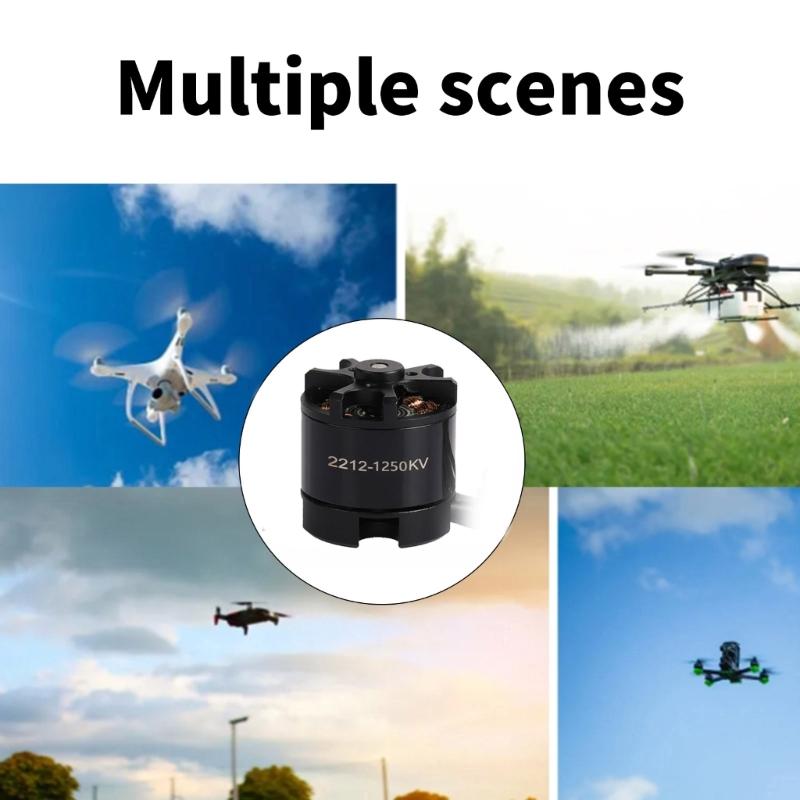 Lightweight 3115 1250KV Brushless Motor Replacement for FPV Racing FPV Frame Drones Replacement Accessories