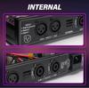Dual Channel 1U Class D Stage Speaker Amplifier for Campus and Conference Rooms