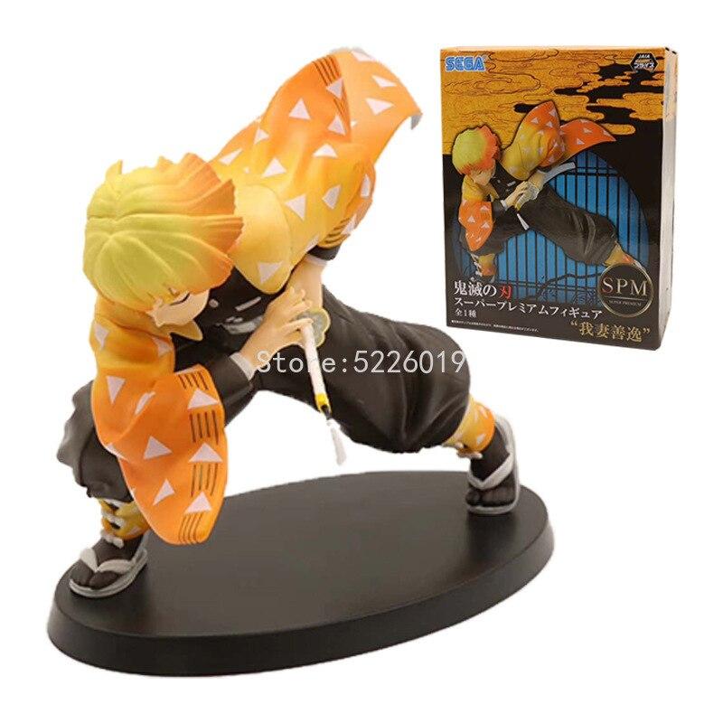 Figure Demon Slayer Agatsuma Zenitsu Anime Figure Kamado Tanjirou Hashibira Inosuke Kamado Nezuko Action Figure