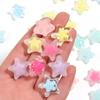 30/50pcs Star Acrylic Beads Candy Color Loose Spacer Beads For Jewelry Making DIY Bracelets Necklace Phone Key Chain Accessories