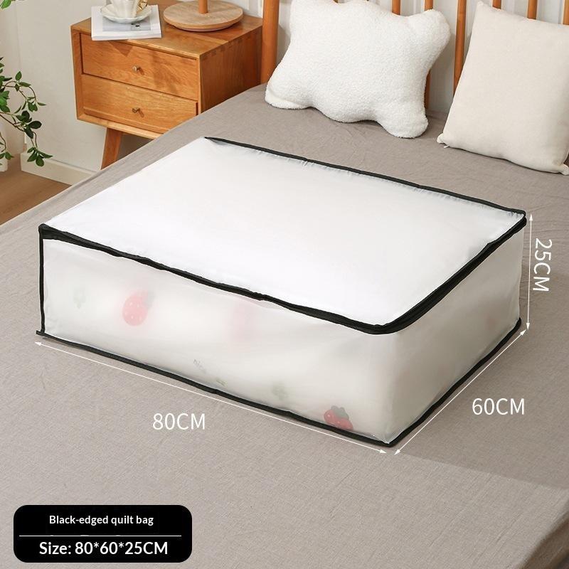 Underbed Storage Bag Foldable Quilt Bag Wardrobe Clothes Storage Waterproof Dustproof Organizer Large Capacity Storagebag