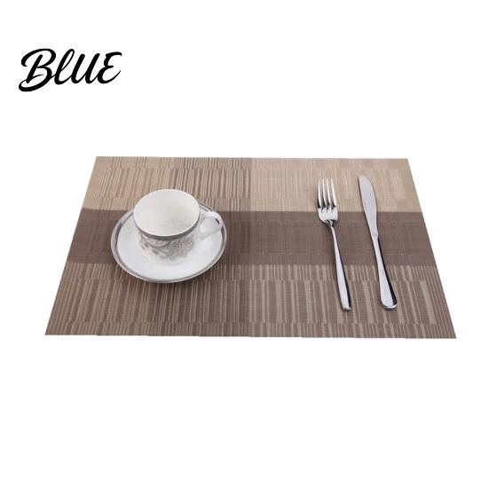 Heat-resistant Table Mats Simple Waterproof Heat for Resistant PVC Placemats Dining Anti-scalding Washable Kitchen Tableware Eco-friendly