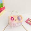 Plush Chic Pearl Handbag For Kids Trendy Mini Shoulder Bag In Vibrant Colors