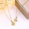 Transborder Stylish Starfish Shell Stainless Steel Pendant Necklace for Women - Ocean-Inspired Design
