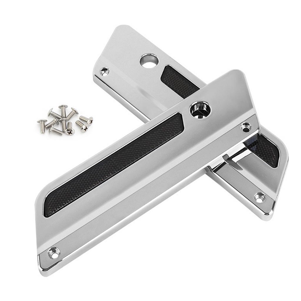Motorcycle Reflector Decoration Saddlebag Latches Cover Locks For Road Street 2014-up