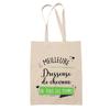 Tote Bag - PLANETEE - Tote Bag - Beige Cotton - Horse Trainer Motif - Printed In France