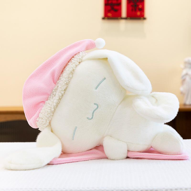 Adorabile Peluche Cane Cannella Addormentato Animale di Peluche Personaggio Carino Cuscino