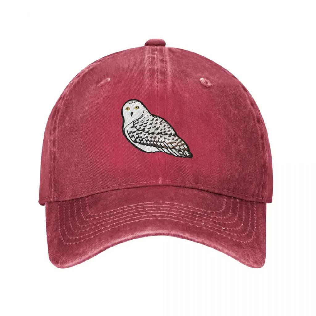 Snowy Owl Baseball Cap Custom Caps Cute Golf Unisex Womens