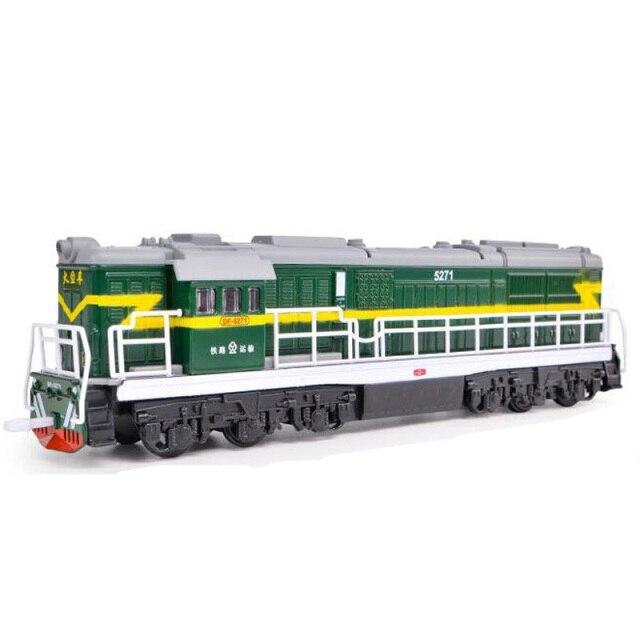 Interesting 1 :87 Sound And Light Pull Back Train Alloy Model ,Simulation Die -Casting Children 'S Toy Car Model ,Free Shipping