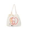 Apple's new drawstring canvas bag student light commuting versatile shoulder bag niche large capacity simple tote bag